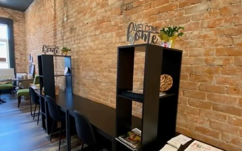 Polter Real Estate Downtown Loft Style conference room, Fremont, OH