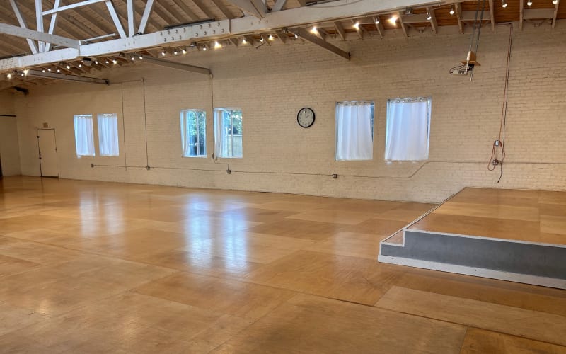 ENTIRE 5,000 sq ft Warehouse Dance Studio Space with Kitchen, Stage