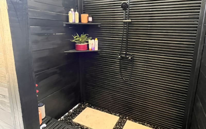 Obsidian Oasis Fully Enclosed Outdoor Shower, Wilmington, NC