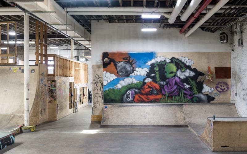 INDOOR SKATEPARK the only indoor skatepark in hip East Williamsburg