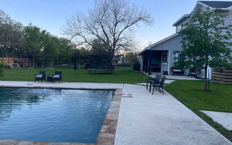 Big backyard with Pool and Playset in Downtown Boerne, Boerne, TX