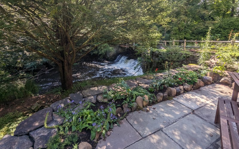 Beautiful Waterfront Patio in a Native Habitat Nature Sanctuary