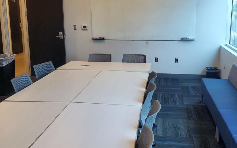 Meeting room w/glass whiteboard, TV, modular furniture, Chandler, AZ
