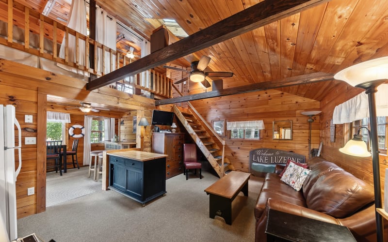 Charming Adirondack Waterfront Cabin with River Views and Boat