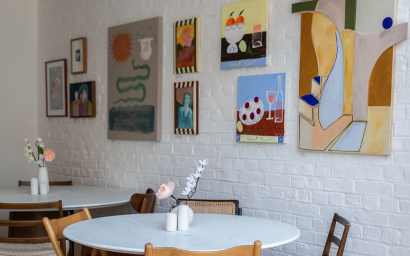 Beautiful wine bar and art gallery in the heart of Belgravia for events