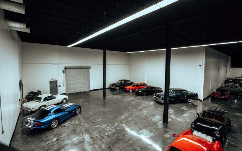 Classic Car Showroom with Lofted Bar, Houston, TX | Event | Peerspace