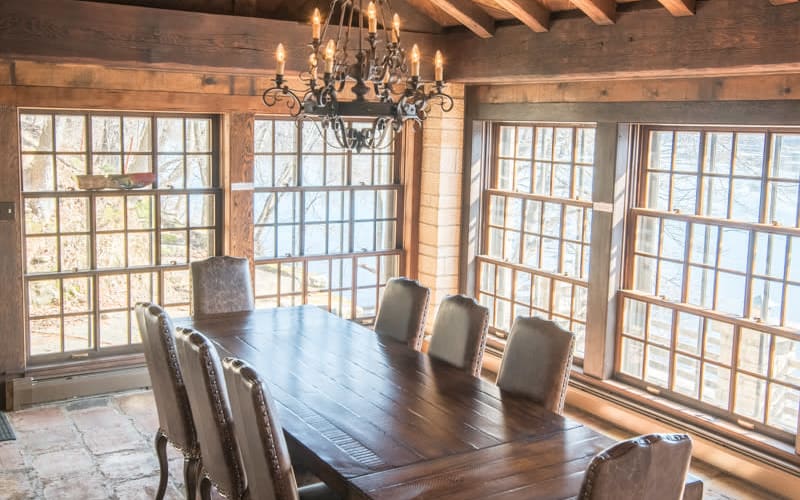 Castle made of Stone quarried on site! Nestled on the bank of the St