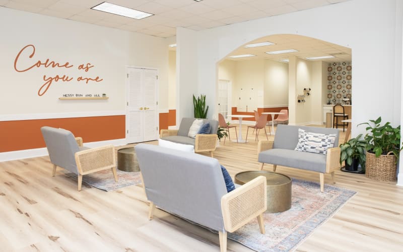 Roomy Boho Coworking Space with + Sound System, Wilmington