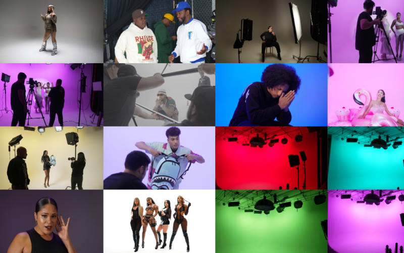 Full Color Corner Cyclorama Wall With Special Effects, New York, NY