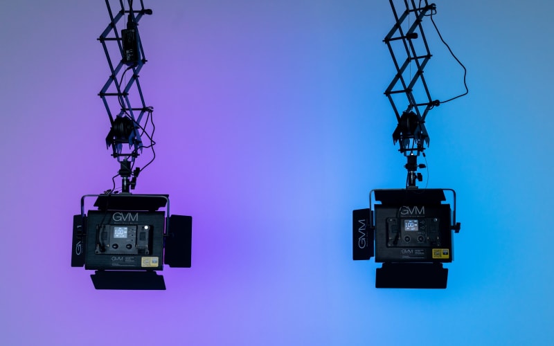 Photo Video Studio White Cyc Wall with Lighting in Burbank, CA, Burbank