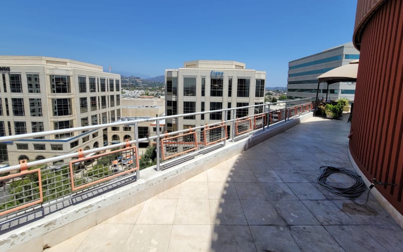Rooftop of downtown of Glendale with skyscrapers view, Glendale, CA