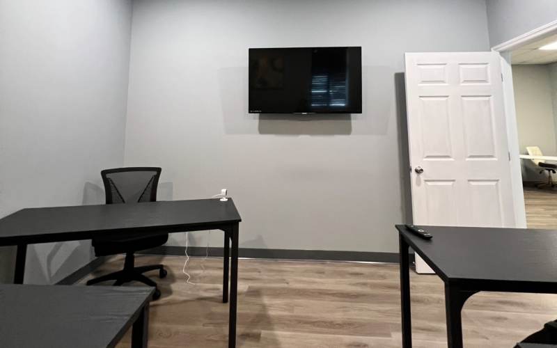 Meeting room / classroom inside our Greenville, SC Medical Spa