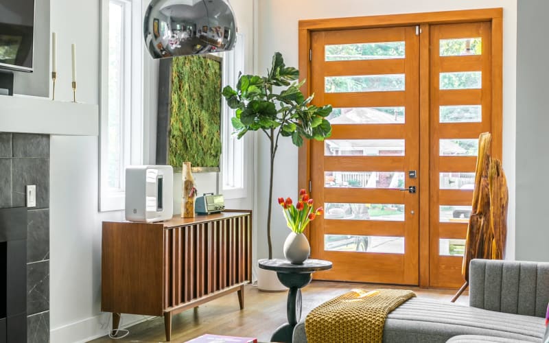 Modern Furnished Rental Home with Vibrant Art Collection in