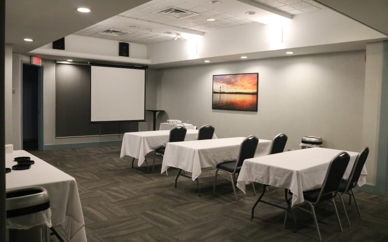 Hotel banquet room for Headshot Sessions or Filming Interviews