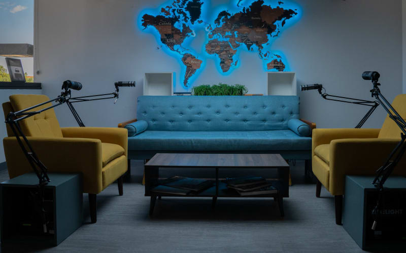 Scottsdale Modern Retro Video/Audio Podcast Recording Studio