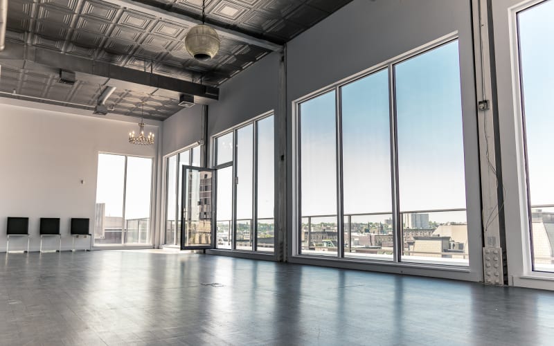 Antique Loft at Riverview | Hoboken Loft with Panoramic Views of ...