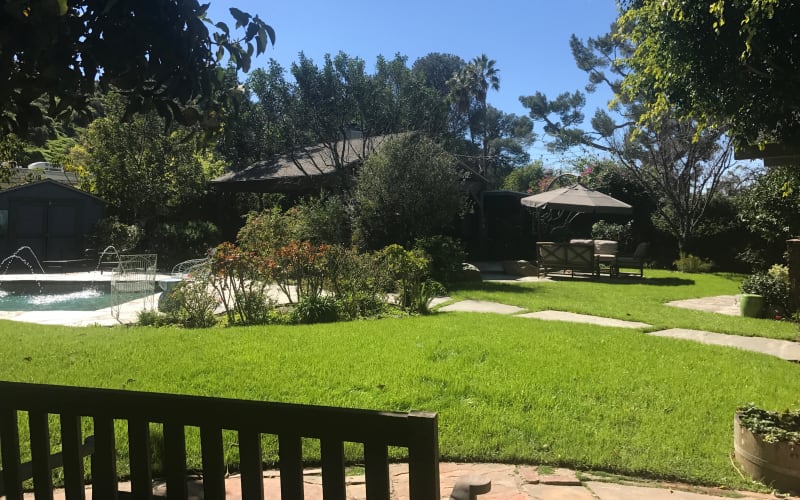 Lush Canyon Beauty Ranch Home Frontyard, Backyard and House Exterior ...