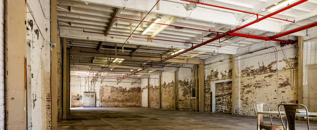 Huge Industrial Warehouse Brick Accent Vintage Doors Drive In