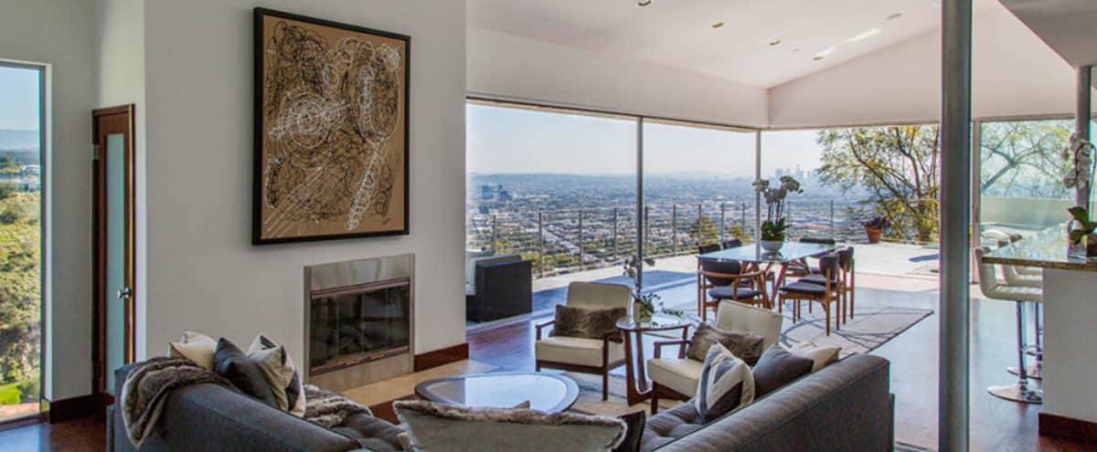 West Hollywood Hills Home With Jetliner Views Of Downtown