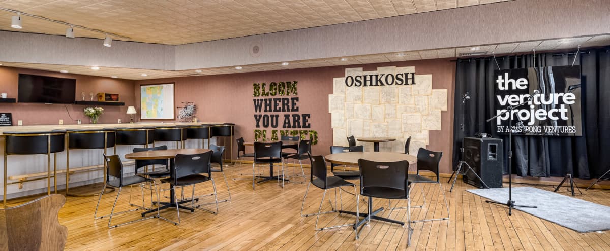Downtown Art Deco Themed Media Studio and Lounge in Oshkosh Hero Image in undefined, Oshkosh, WI