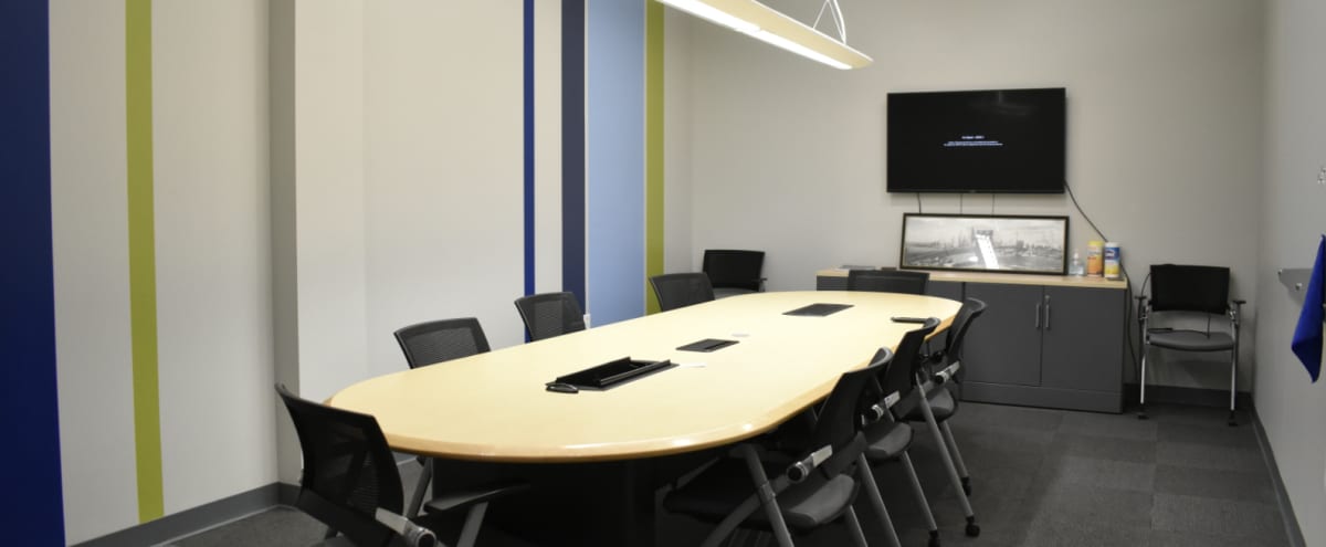 Private 10 Person Meeting Room w/ Free Parking & Kitchen Access in Houston Hero Image in Spring Branch East, Houston, TX