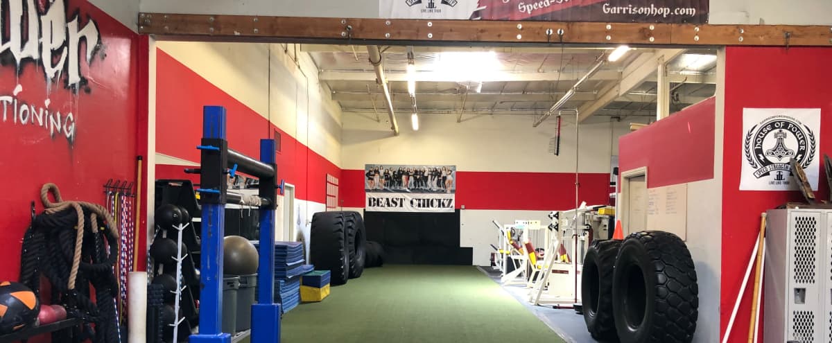 Industry Warehouse Gym Fitness Gym Photo Shoot Video Shoot