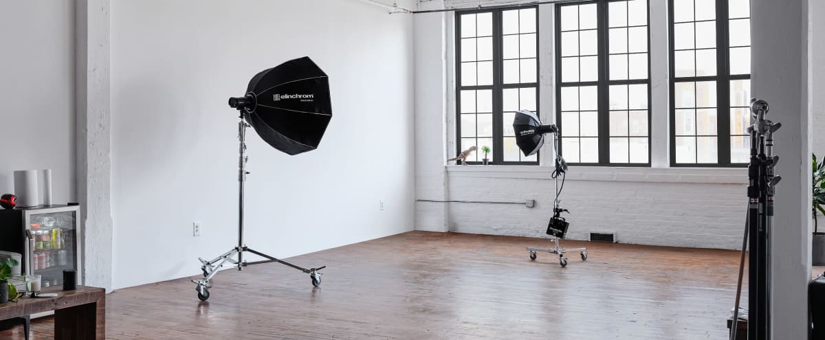 Spacious, Well-Lit Photo Studio with Professional Equipment Included in Rental!! (See EQ list in the "About The Space" section) in Bronx Hero Image in Mott Haven, Bronx, NY