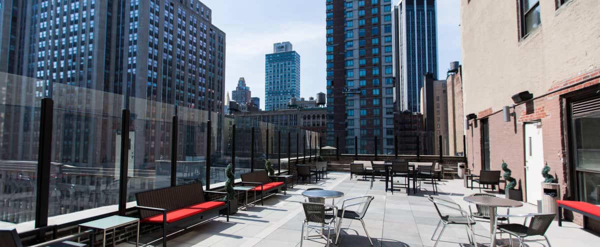Amazing 2,000 SF Rooftop Terrace in Midtown Overlooking the Empire State Building in New York Hero Image in Midtown, New York, NY