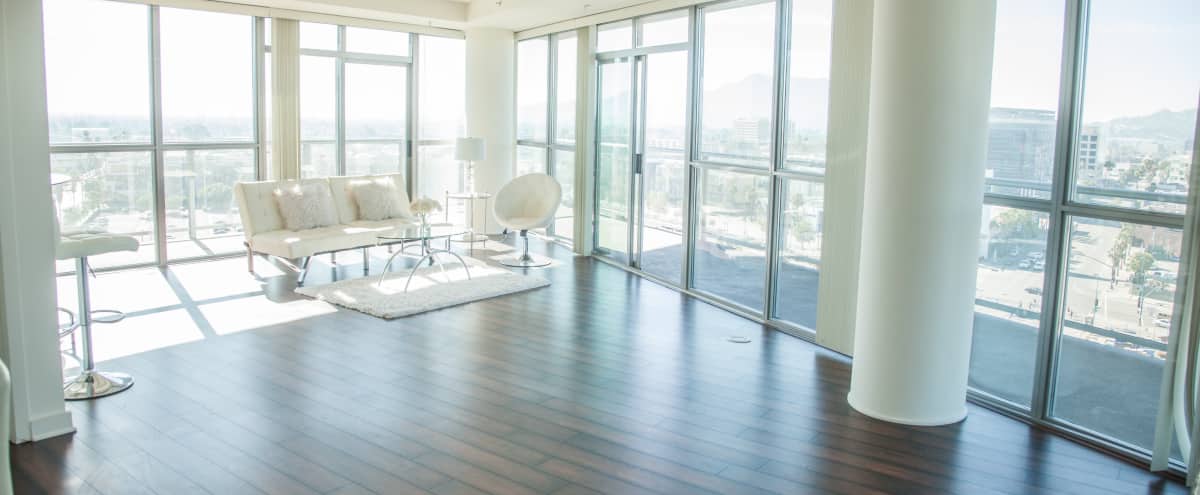 Loft Living Room Style Studio With Floor To Ceiling Windows Amazing Views And Wrap Around Balcony