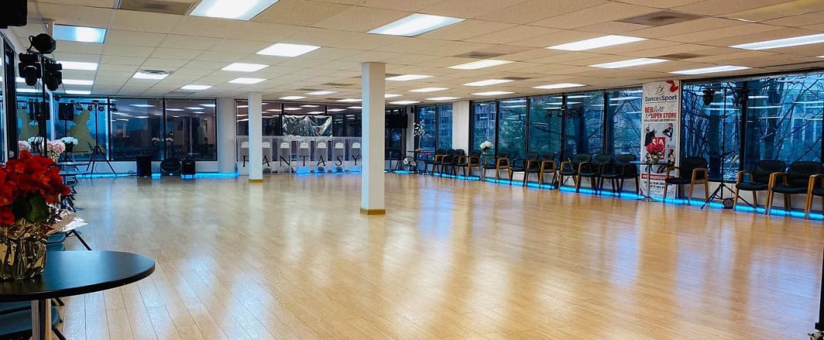 Professional Dance studio with wooden floor and a lot of natural light in Vienna Hero Image in Tysons, Vienna, VA