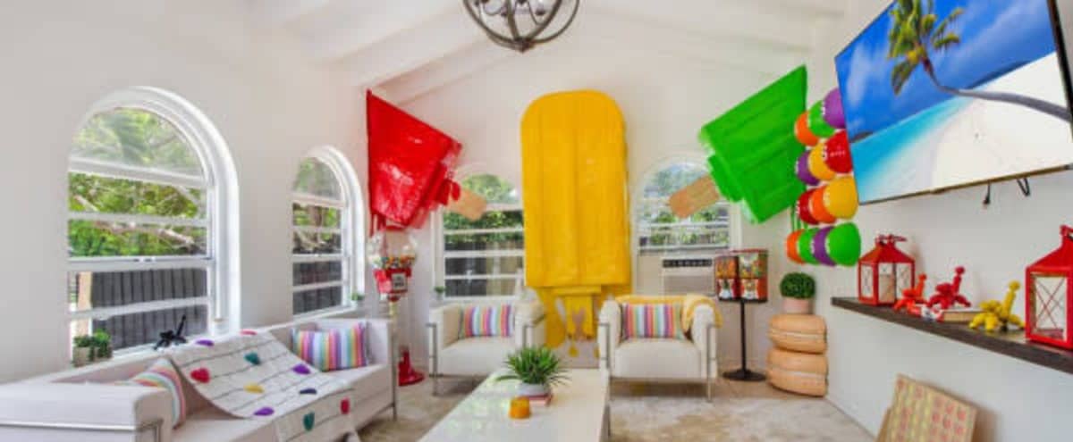 Candyland Themed Home with Hot Tub in Miami Hero Image in Miami, Miami, FL
