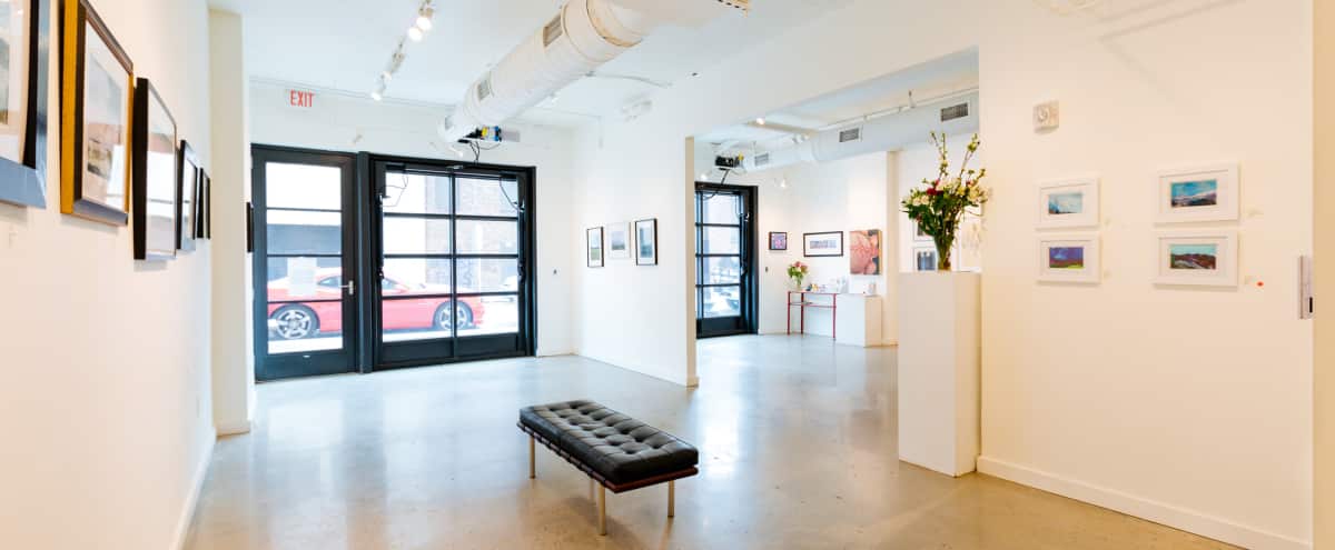 Intimate, urban, unique art gallery with industrial-chic style in Washington Hero Image in Shaw, Washington, DC