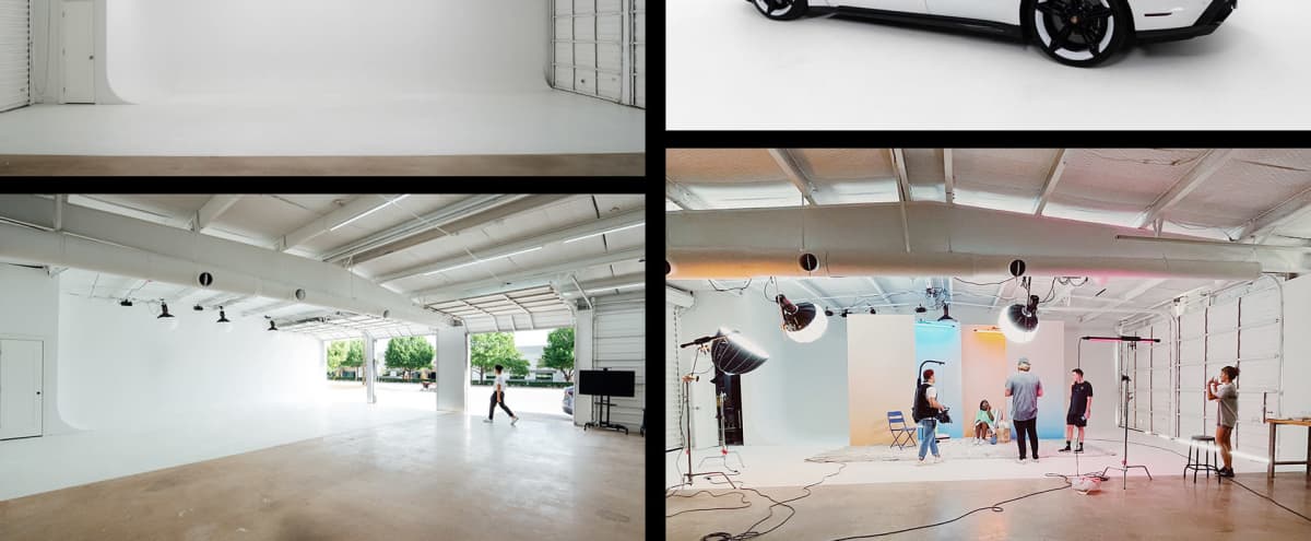 Fully Lit White Cyc Wall for Media Productions and Car Shoots in Grapevine Hero Image in undefined, Grapevine, TX