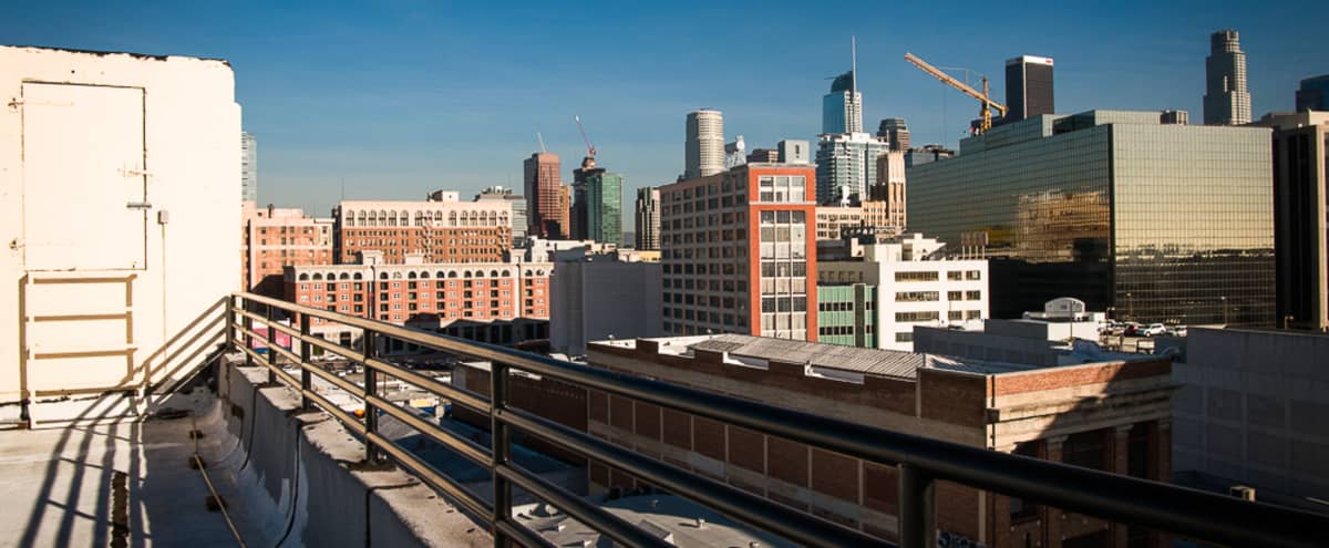 Rooftop With Urban Views In Downtown La