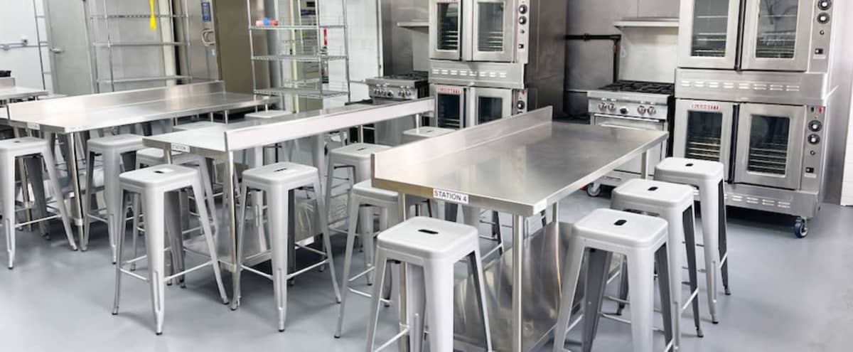 Commercial Kitchen With Loads of Light and Stainless Steel ...