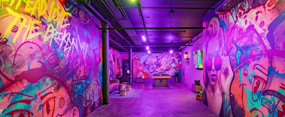 Street Art-Inspired Unique Private Space in Brooklyn Hero Image in East Williamsburg, Brooklyn, NY