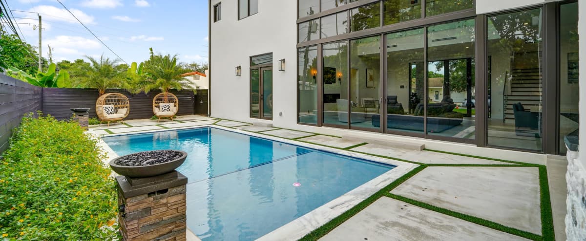 Modern Luxurious 4 Bed Home Private Pool & Parking in Coral Gables Hero Image in undefined, Coral Gables, FL