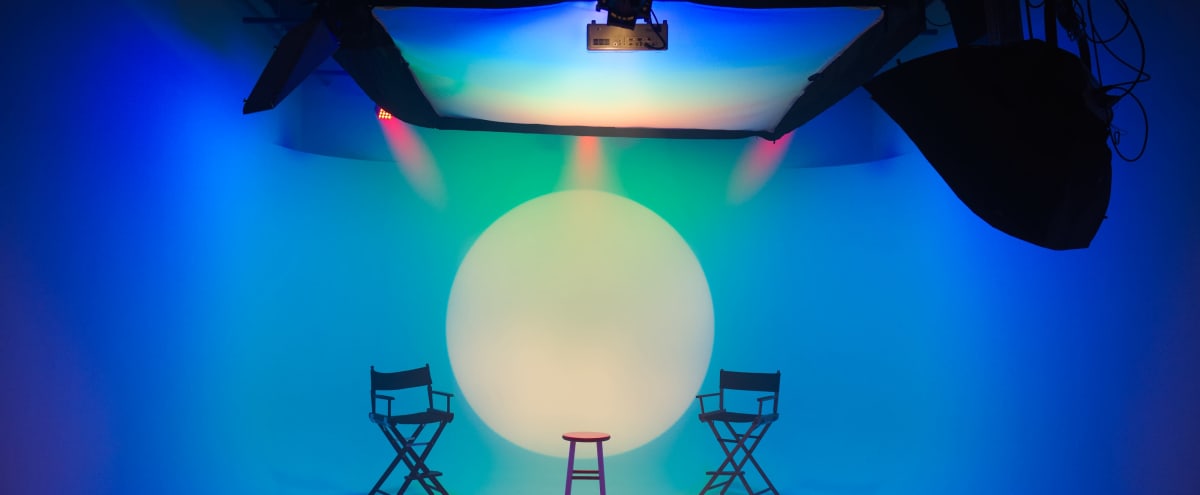 Spacious air conditioned studio with a pre-rigged RGB lighting package in Brooklyn Hero Image in East Williamsburg, Brooklyn, NY