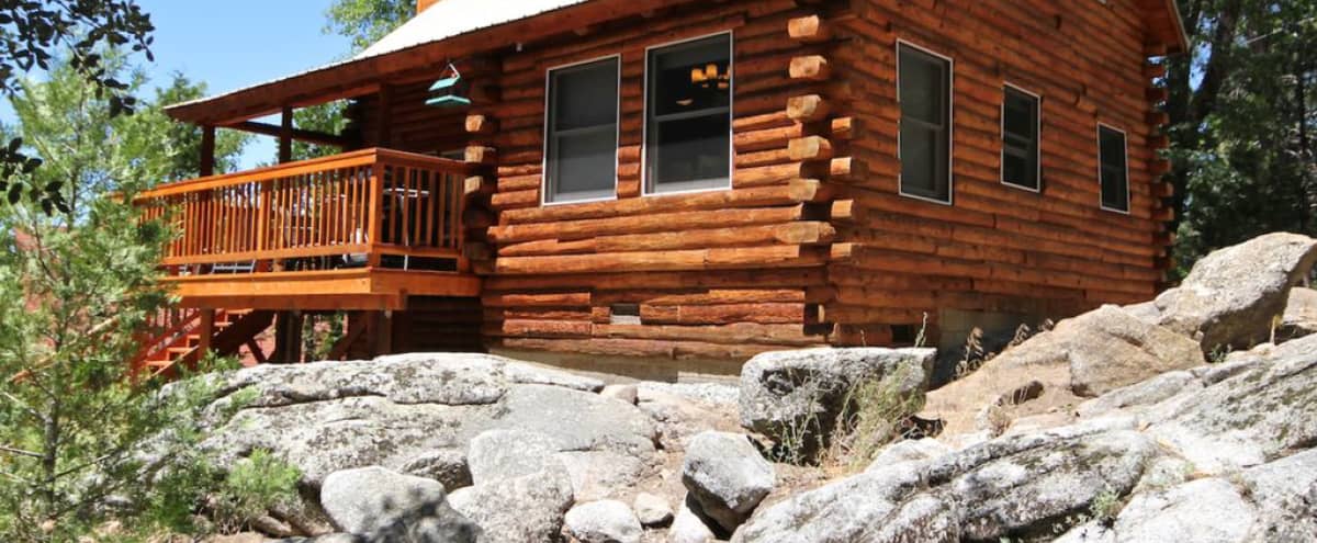 Authentic Log Cabin in Forest Setting in Idyllwild Hero Image in undefined, Idyllwild, CA