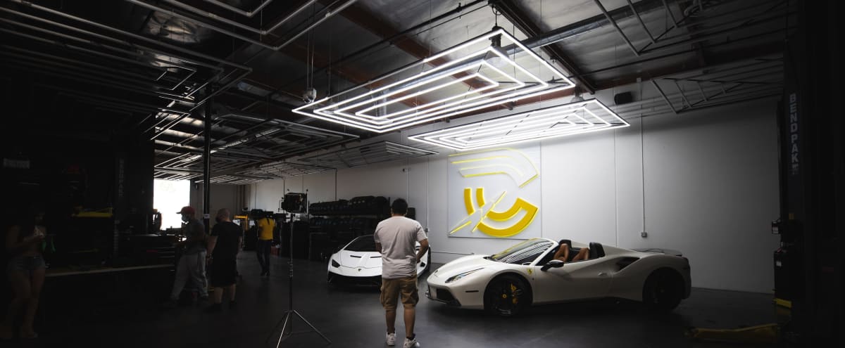 Epoxy floors, Modern LED Lighting Warehouse Exotic Car Production Showroom in Huntington Beach Hero Image in undefined, Huntington Beach, CA