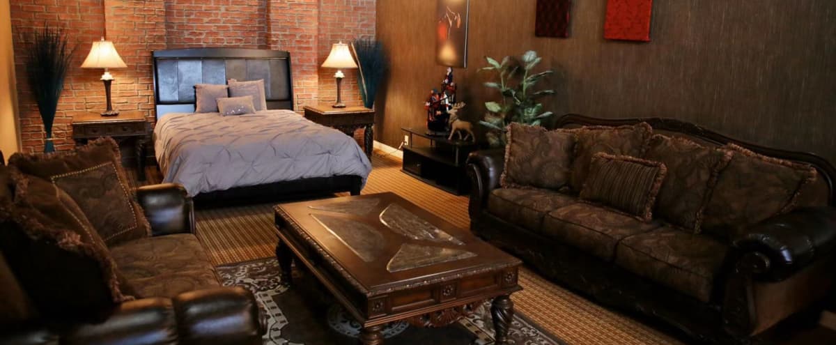 Los Angeles Film Sets Modern Bedroom Set For Tv And Film Production Fully Dressed