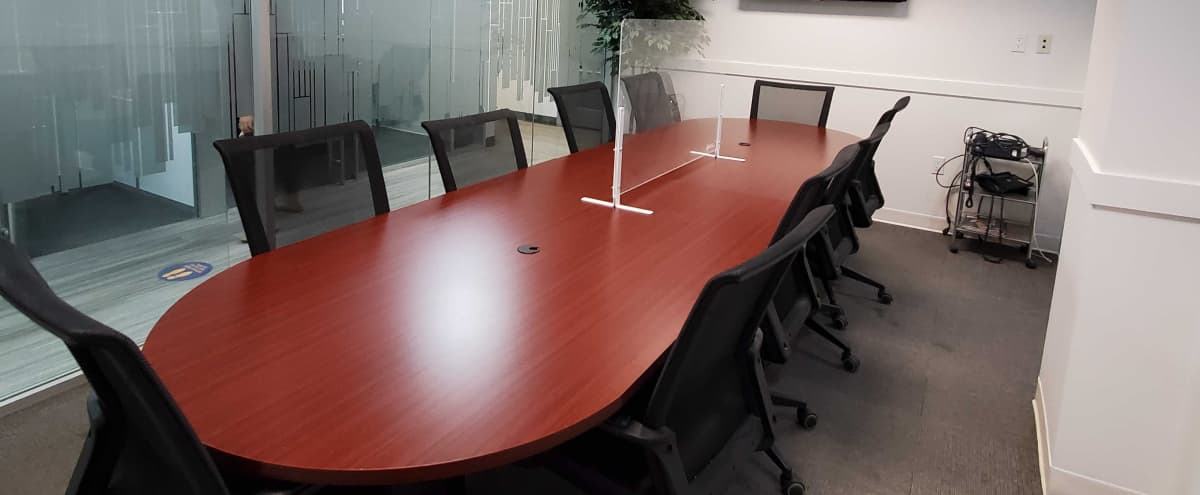 Glass-Separated Boardroom in Mississauga in Mississauga Hero Image in Mississauga, Mississauga, ON