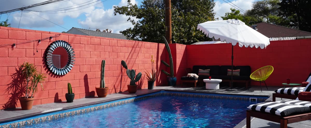 Colorful Long Beach Bungalow with Pool in Long Beach Hero Image in Westside, Long Beach, CA