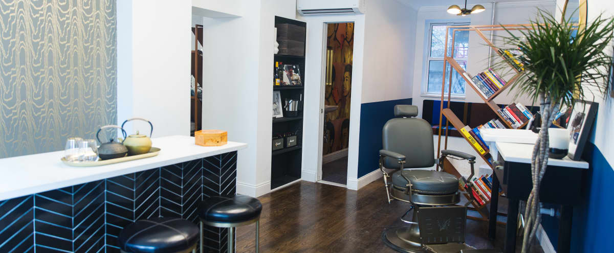 Inspiring Barbershop And Lounge With A Modern Classic Decor New