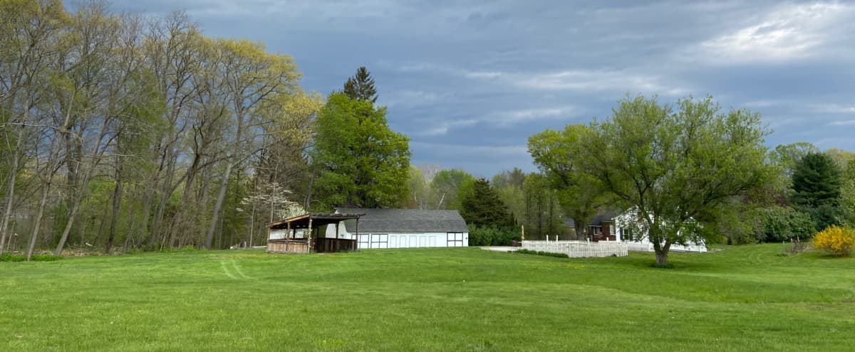 Park like acreage with barn, house, garage, trails, creek, and pond. in Claverack Hero Image in undefined, Claverack, NY