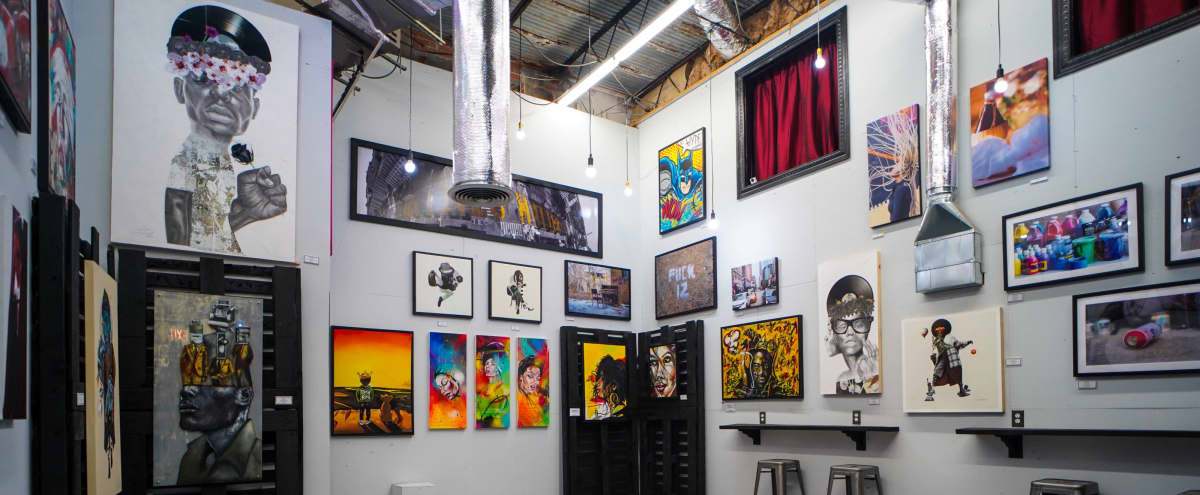 Modern Industrial Arthouse with Custom Artwork and Private Parking in Rockville Hero Image in undefined, Rockville, MD