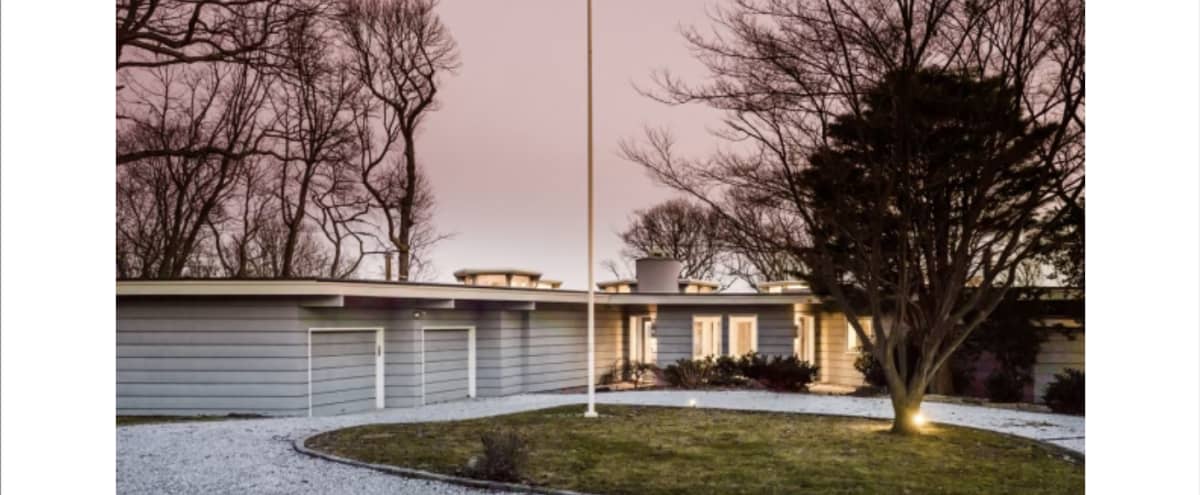 Mid Century Modern home with amazing views of Huntington Bay in Lloyd harbor Hero Image in undefined, Lloyd harbor, NY