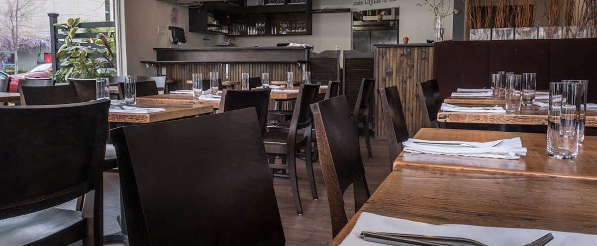Modern Contemporary Casual Restaurant Space In Downtown Palo