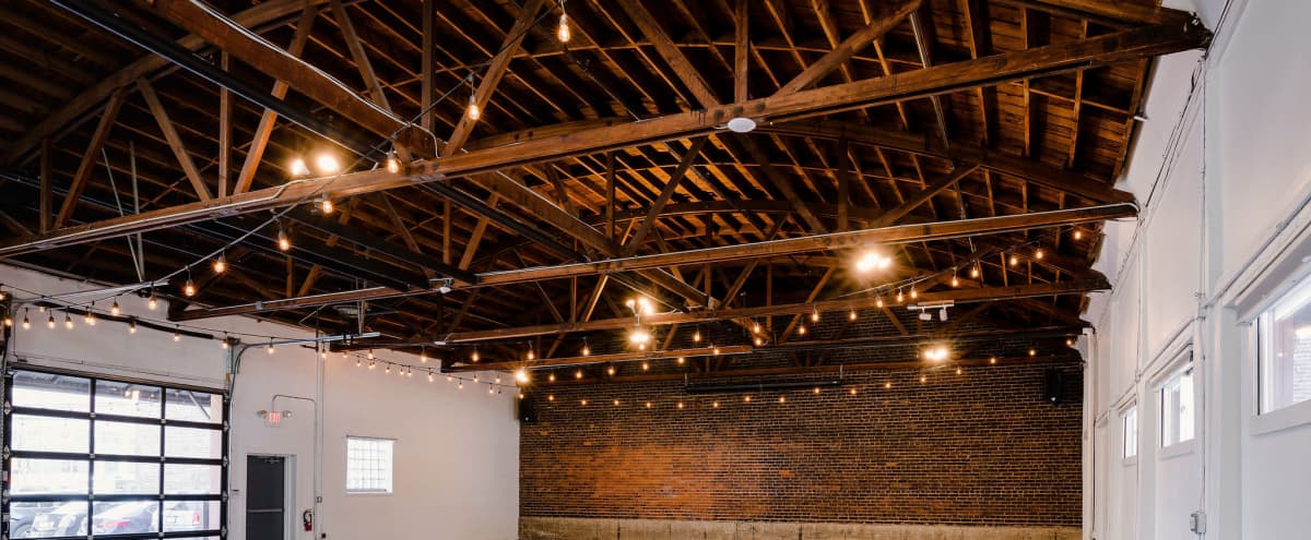 North Loop Industrial Production Space With Vaulted Ceilings & Exposed Brick Walls in Minneapolis Hero Image in Central Minneapolis, Minneapolis, MN