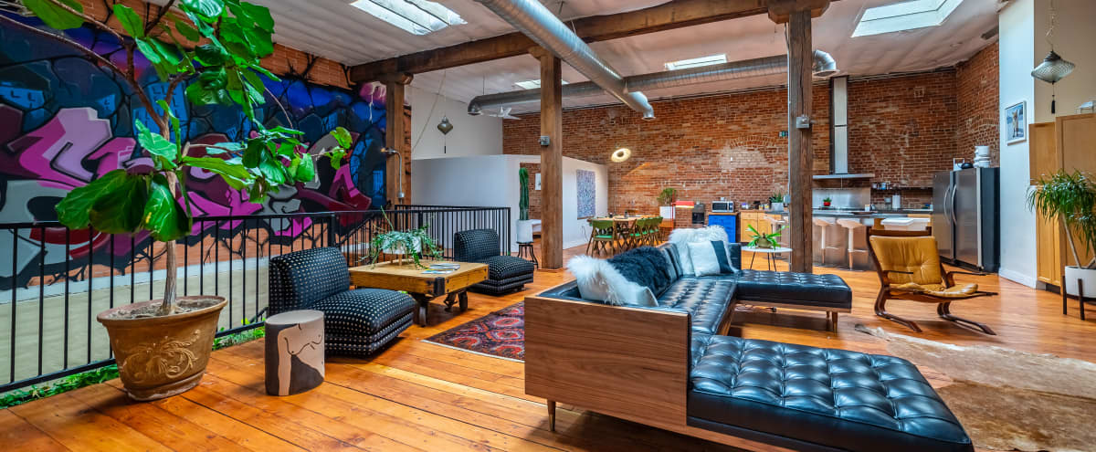 Meeting Retreat Massive Industrial Multi Level Loft Space Denver